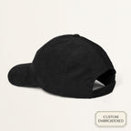 Personalized Fatherhood Est cap — back view showing adjustable strap