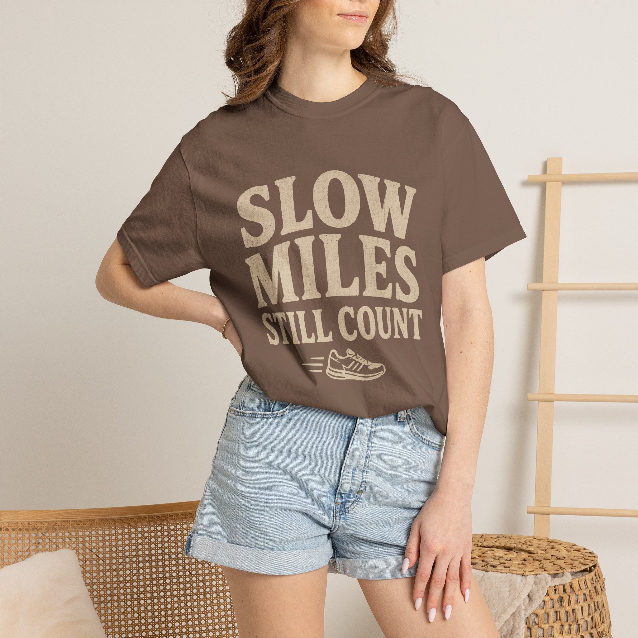 Slow Miles Still Count T-shirt